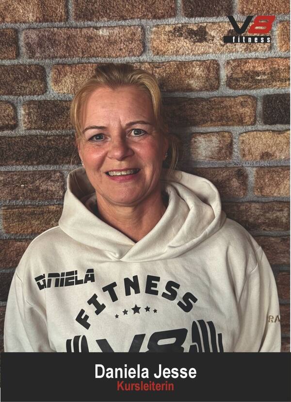 Daniela Jesse, Kursleiterin im v8 fitness Soest